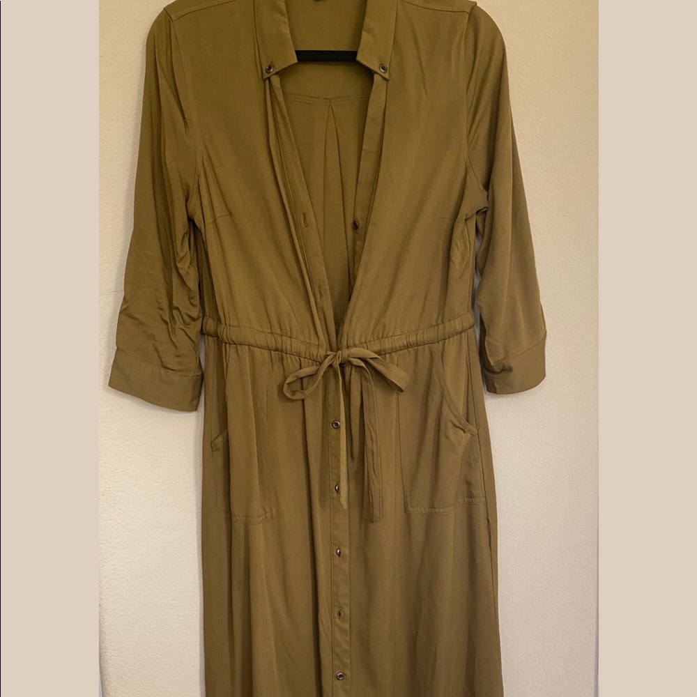 Forrest Green Midi Dress